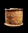 Funerary Urn with Buddhist Auspicious Emblems, Terracotta, Central Myanmar