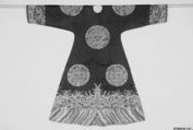 Festival Overcoat, Silk and metallic thread embroidery on silk satin, China