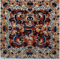 Rug, Foundation: cotton warp and weft; wool knotting, China