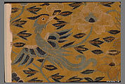 Scroll Cover with Birds and Flowers, Silk and metallic thread tapestry (kesi), China