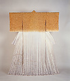 Kimono Rakuhoku, Moriguchi Kakō  Japanese, Paste-resist dyed (yūzen) silk with metallic-thread embroidery, Japan
