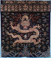 Hanging, Silk, metallic thread; on silk, China