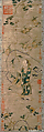 Embroidered Panel with Daoist Magician, Silk and metallic thread embroidery on silk satin, China