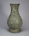 Ritual wine container (Hu), Bronze, China