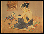 Young Woman in Dressing Room, Y. G. Srimati (Indian, 1926–2007), Watercolor on paper, India (Chennai)