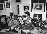 Y. G. Srimati in her studio, Sait Colony, Egmore, Unknown, Photograph, India (Chennai)