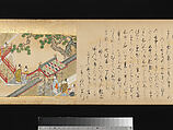 The Great Woven Cap (Taishokkan), Three handscrolls; ink, color, and gold on paper, Japan