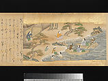 The Great Woven Cap (Taishokkan), Three handscrolls; ink, color, and gold on paper, Japan