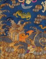 Embroidered Court Robe, Silk, metallic thread, coral and pearls, China