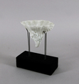 Cup in Shape of Rhinoceros Horn, Porcelain with applied decoration (Dehua ware), China