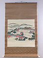 Tai Kyokuden Temple in Kyoto; Built in 1895, Hanging scroll; color on silk, Japan