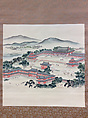 Tai Kyokuden Temple in Kyoto; Built in 1895, Hanging scroll; color on silk, Japan