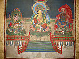 Mandala of the Sannō Shrine Deities, Hanging scroll; ink, and gold on silk, Japan
