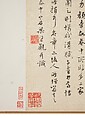 Calligraphy after ancient masters, Dong Qichang (Chinese, 1555–1636), Handscroll; ink on paper, China