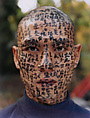 Family Tree, Zhang Huan (Chinese, born Anyang, 1965), Nine chromogenic prints, China