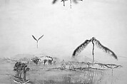 In the Sky, Qiu Anxiong (Chinese, born 1972), Single-channel animated video with sound; 8 min. 17 sec., China
