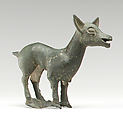 Chariot Yoke Ornament in the Shape of a Doe, Bronze, North China
