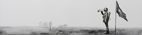 Temptation of the Land, Qiu Anxiong (Chinese, born 1972), Three-channel animated video with sound: 13 min. 25 sec., China