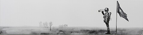 Temptation of the Land, Qiu Anxiong (Chinese, born 1972), Three-channel animated video with sound: 13 min. 25 sec., China