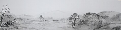 New Classic of Mountains and Seas I, Qiu Anxiong (Chinese, born 1972), Three-channel animated video with sound; 30 min., China