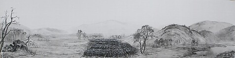 New Classic of Mountains and Seas I, Qiu Anxiong (Chinese, born 1972), Three-channel animated video with sound; 30 min., China