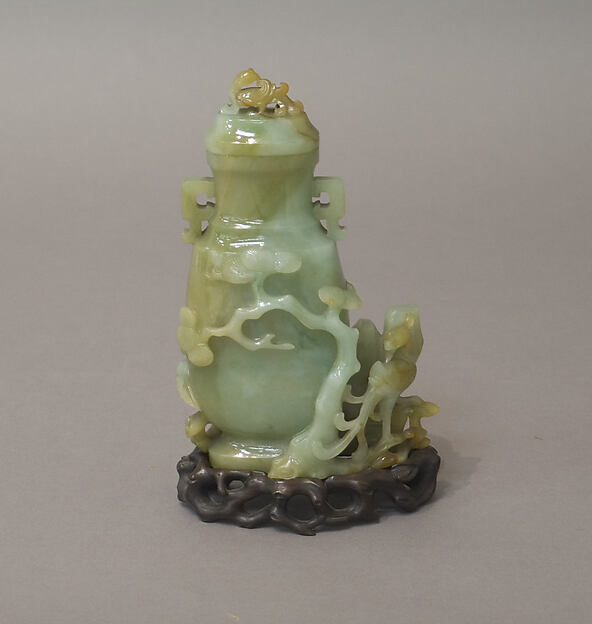 Vase with cover by an unrecorded maker, The Metropolitan Museum of Art