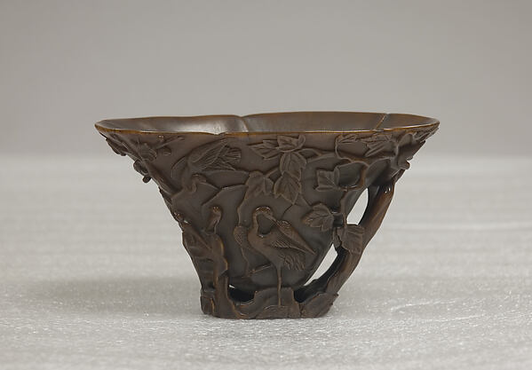 Cup with a Flower and Bird Scene