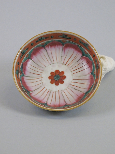 Dish with floral pattern
