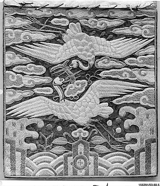 Silk embroidery