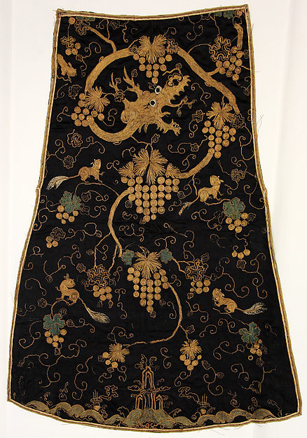 Panel with Dragon and Grape Vines