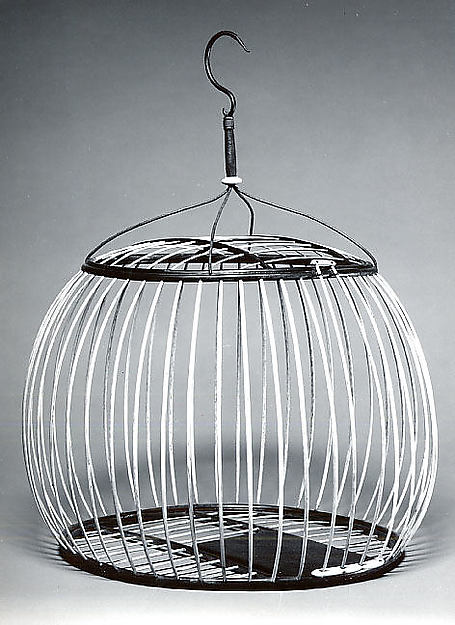 Bird cage with hook