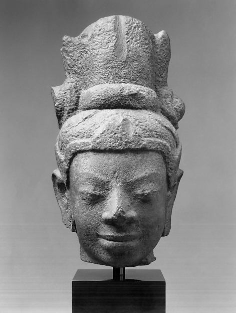 Head of a Bodhisattva by an unrecorded maker, The Metropolitan Museum of Art