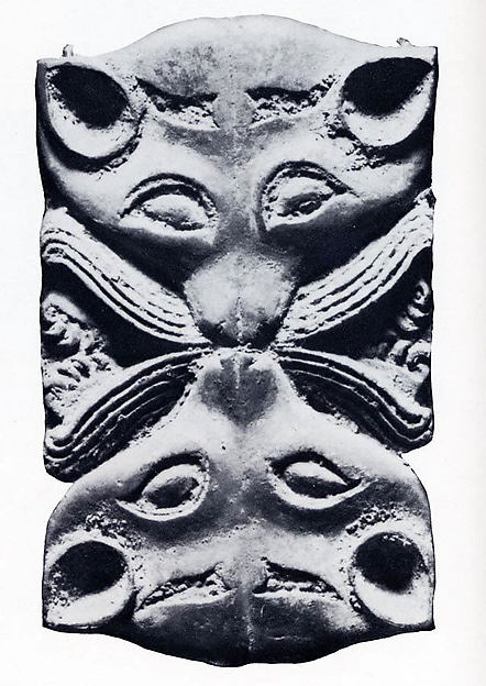 Plaque with Confronted Animal Heads by an unrecorded maker, The Metropolitan Museum of Art
