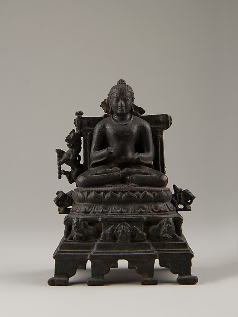 Enthroned Preaching Buddha, late 9th century