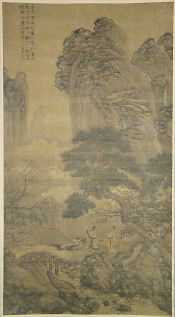 明  謝時臣  谿山春曉圖  軸|Spring Morning in the Mountains