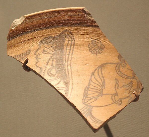 Shard with Figural Decoration