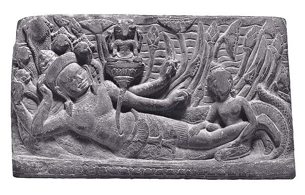 Vishnu Resting on the Serpent Shesha (Vishnu Anantashayin)