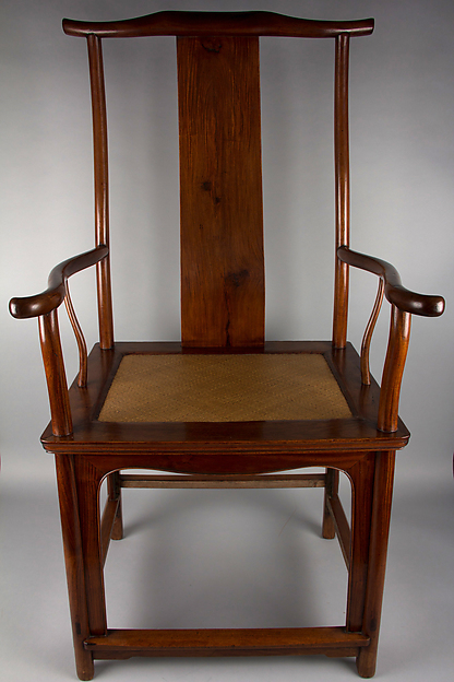 Yokeback armchair