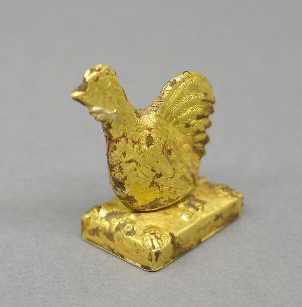 Rectangular Box with Lid in the Shape of a Rooster by an unrecorded maker, The Metropolitan Museum of Art