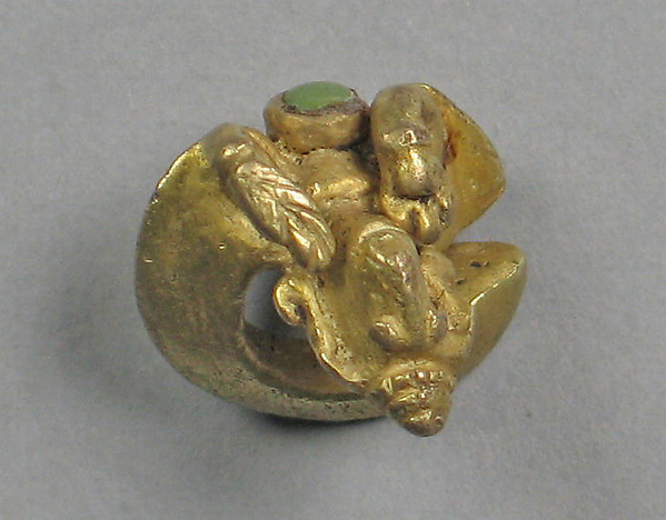 Ear ornament , Garuda, Meru