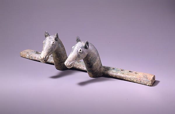 Fitting with Two Horse Heads by an unrecorded maker, The Metropolitan Museum of Art