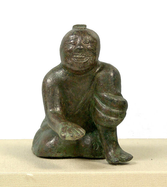 Weight in the Shape of Liubo Game Player by an unrecorded maker, The Metropolitan Museum of Art