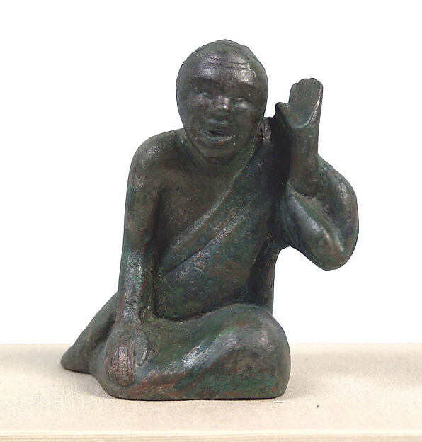 Weight in the Shape of Liubo Game Player by an unrecorded maker, The Metropolitan Museum of Art