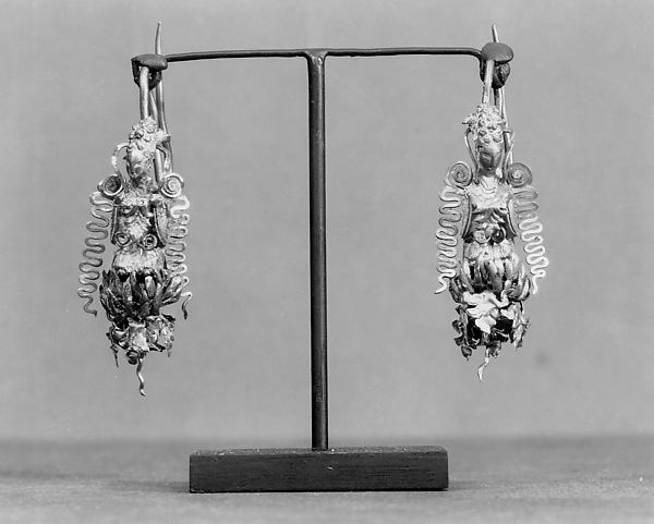 Pair of Earrings by an unrecorded maker, The Metropolitan Museum of Art