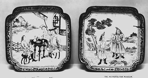 Dish with European Subject