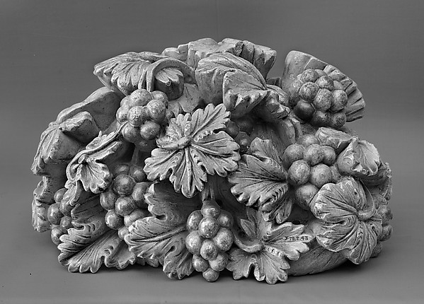 Architectural ornament with grape vines