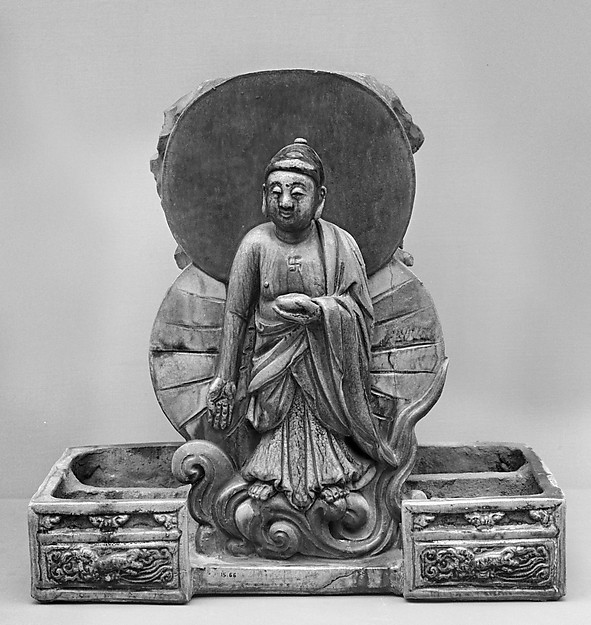 Buddha and Bodhisattva Guanyin by an unrecorded maker, The Metropolitan Museum of Art