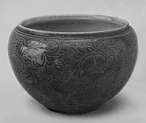 Water pot with flowers
