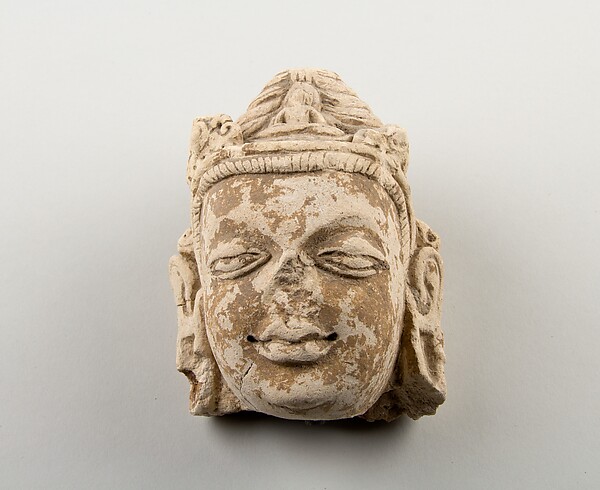 Head of a Bodhisattva by an unrecorded maker, The Metropolitan Museum of Art