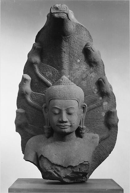 Buddha Protected by a Seven-headed Naga, late 12th–early 13th century